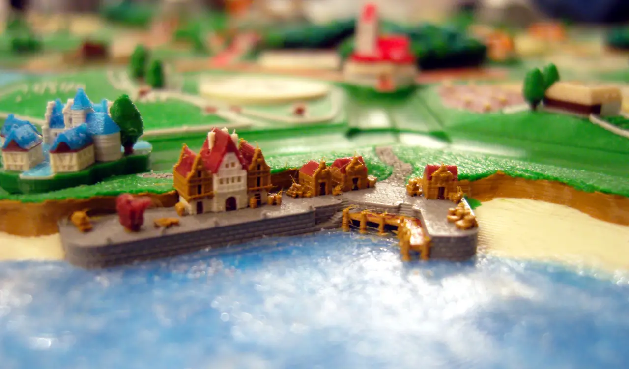 Catan - base game 3D (high resolution MMU) - V2 — modelo 3D