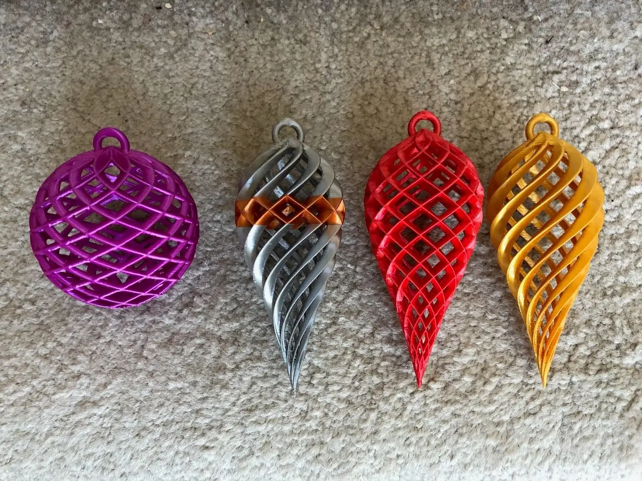 Festive Christmas Ornaments — modelo 3D