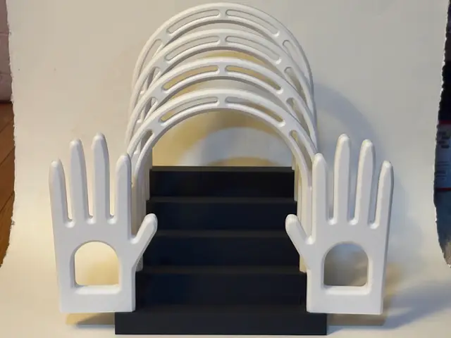 Modular Display for Hats and Gloves — modelo 3D