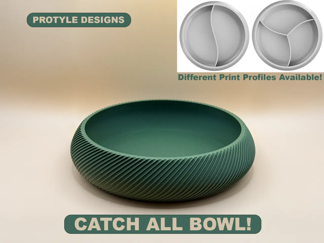 Modern Catch All / Centerpiece / Snack Bowl! V1 — modelo 3D