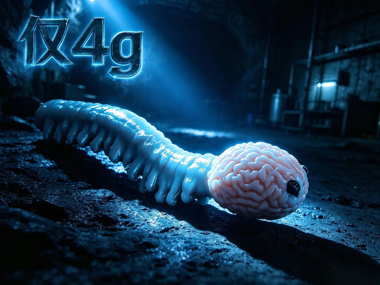 分手神器/整蛊佳品，可爱的脊脑虫，仅4g — modelo 3D
