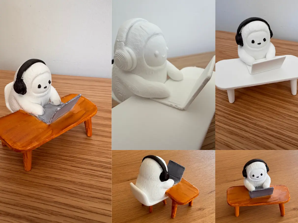 Busy Muse Agent — modelo 3D
