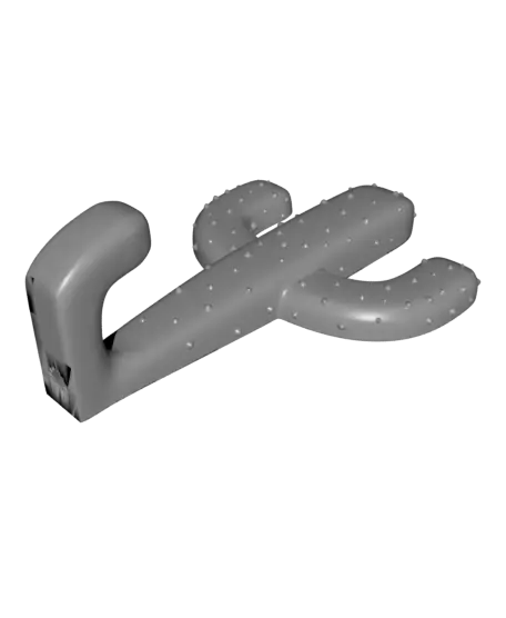 Cactus Wall Hook – Cute Functional Home Decor — modelo 3D