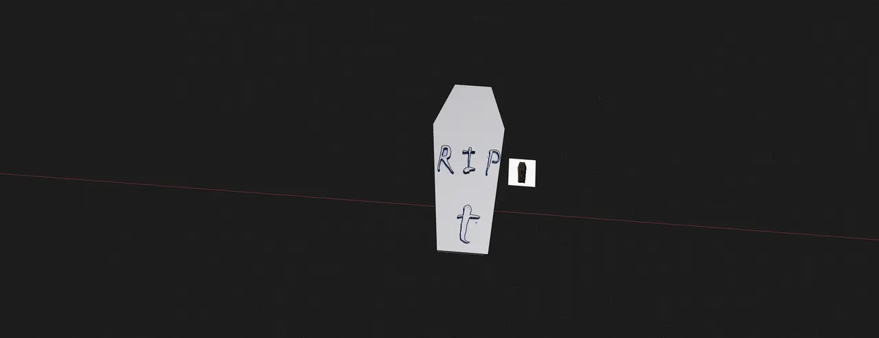 coffin prop for Halloween — modelo 3D