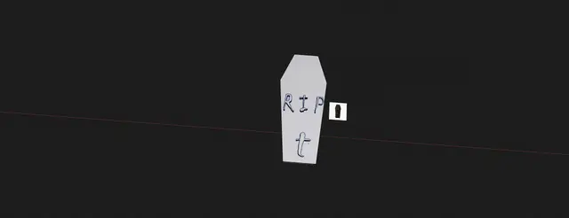 coffin prop for Halloween — modelo 3D
