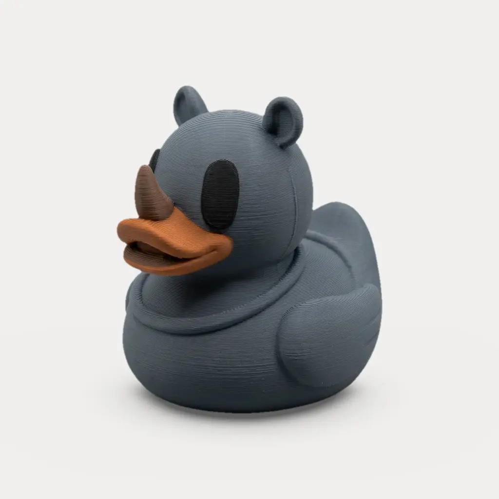 Rhino Rubber Duck - Animal Figurine — modelo 3D