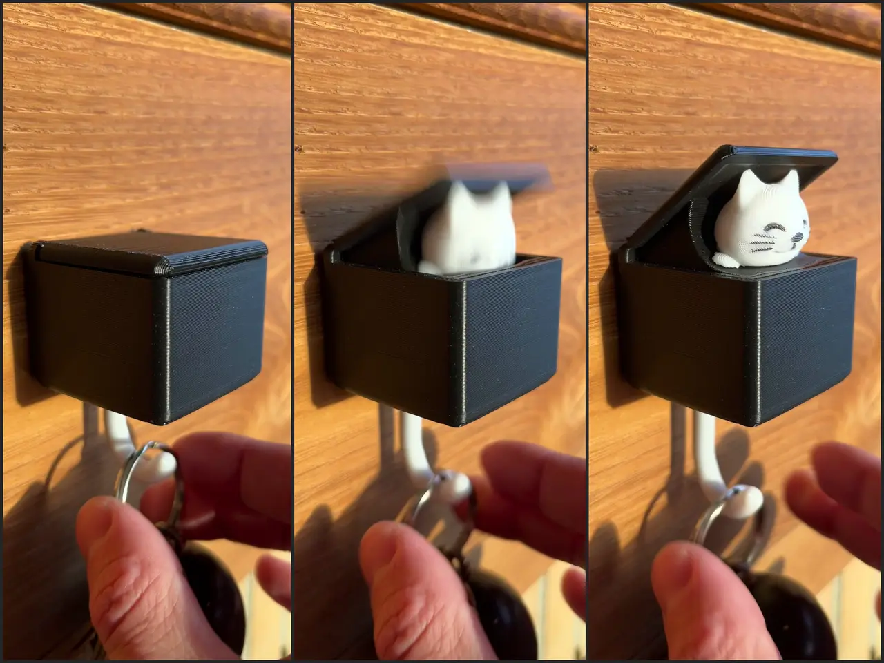 Cat key hook — modelo 3D