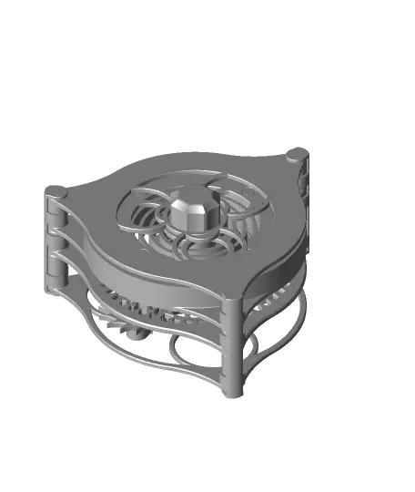 100% 3d printed Tourbillon — modelo 3D