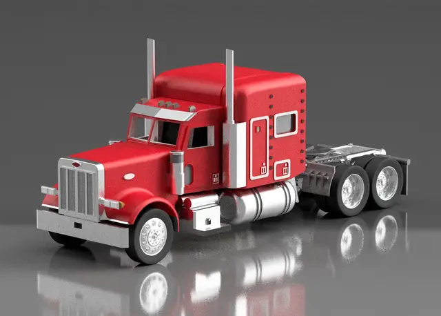 Peterbilt 379- American Semi Truck — modelo 3D