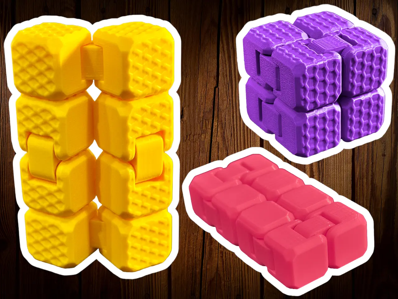 Fidget Cube Toy: Angled — modelo 3D