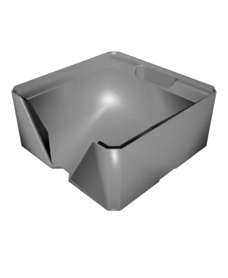 2x2x1 CU - Sticky Notes Holder - Multibin Insert — modelo 3D