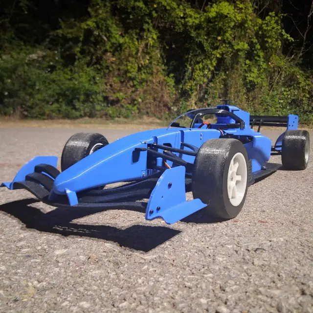 RC F1 Car Cobalt Bullet — modelo 3D