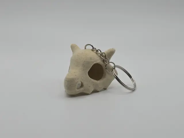 Cubone Pokemon Skull Keychain (Remix) — modelo 3D
