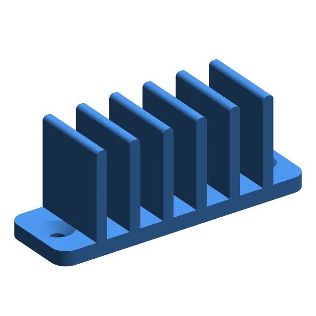 Cable Comb – 5-Slot Desk Cable Organizer — modelo 3D