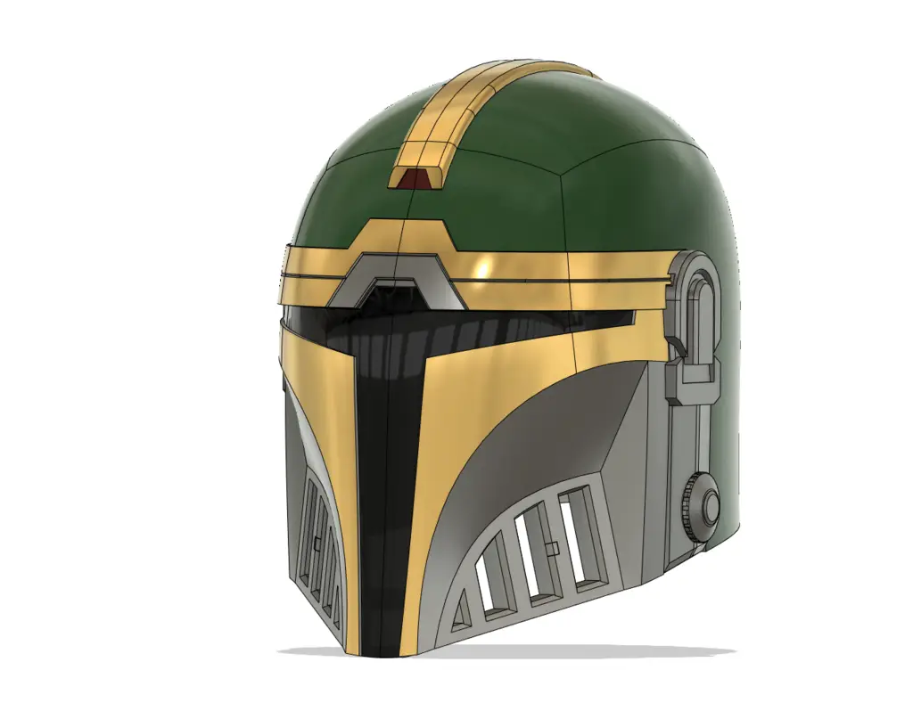 Aran Tal: Star Wars inspired Mandalorian Helmet — modelo 3D