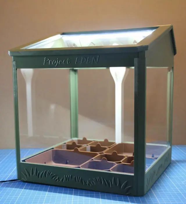 Greenhouse "Project Eden" — modelo 3D
