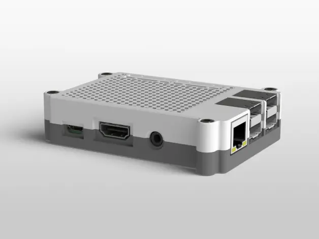 Raspberry Pi 3B+ Case — modelo 3D