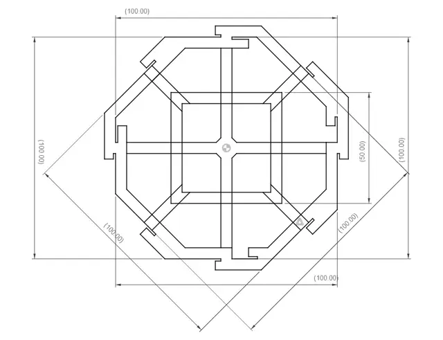 XY Axis Calibrator (Steps/mm and Skew Correction) — modelo 3D