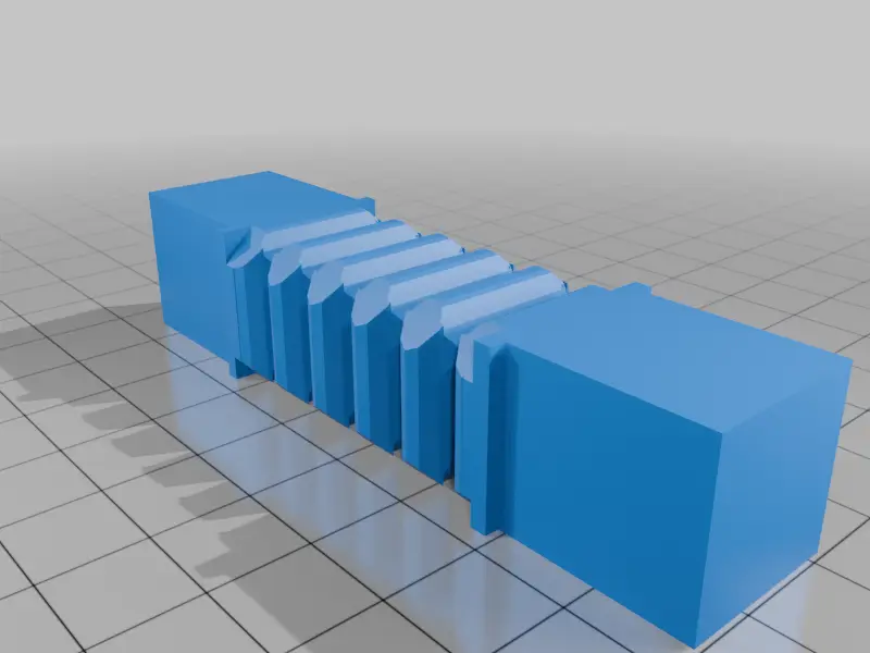 Articulaciones para perfil de aluminio de 20 milímetros — modelo 3D