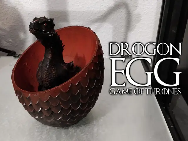 Drogon Egg ( Game of thrones ) — modelo 3D