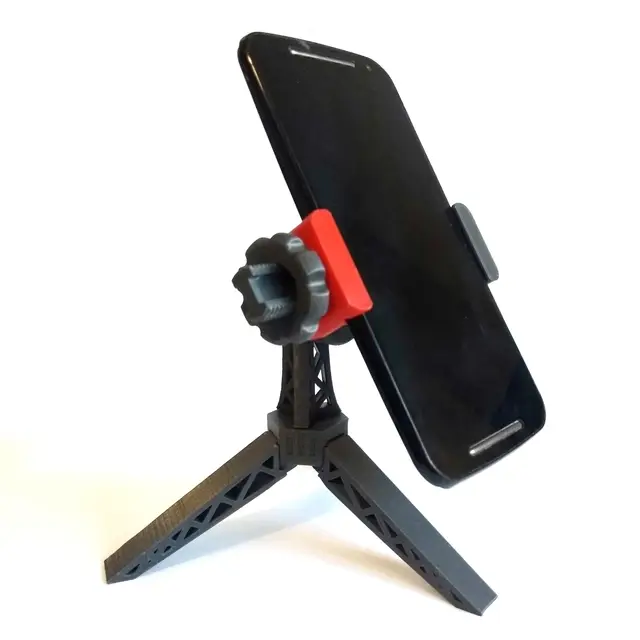 Tripod Phone Stand (no screw ! ) — modelo 3D
