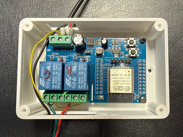 Gehäuse ESP Relais 2-Kanal Modul, ESP-32 Relaiy — modelo 3D