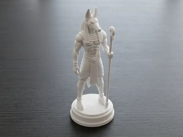 Anubis Egyptian God Miniature — modelo 3D
