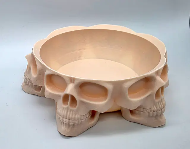 Six Skull Bowl (Bowl of Skulls) — modelo 3D