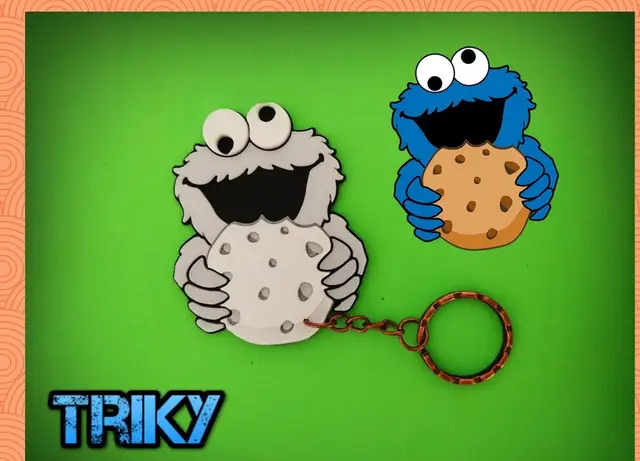 Triky keychain — modelo 3D