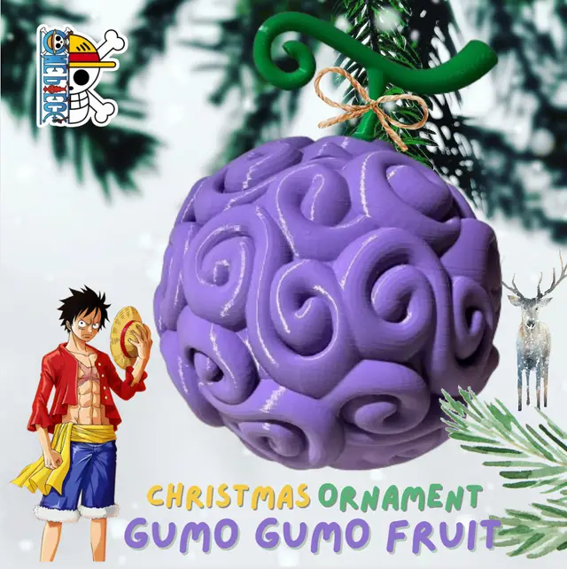 Large Gomu gomu no mi (Tree Ornament) — modelo 3D