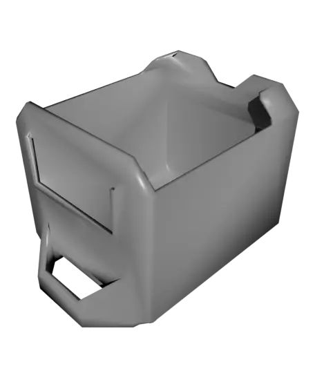 1x1x1 LU - Labelled - Magnetic - Simple Multibin Drawer — modelo 3D