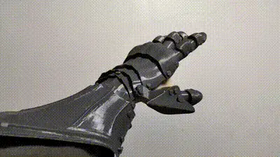 100％3D打印板甲手套，拼装模型，高灵活度，自带多尺寸替换件 — modelo 3D