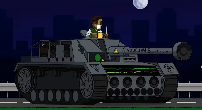 Disco Panzer — modelo 3D