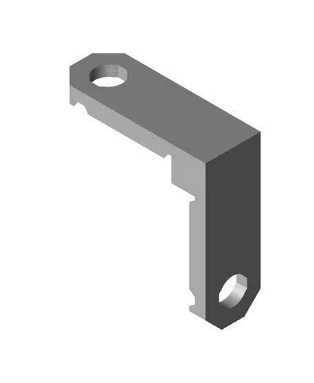 Type 1, Small Thread Holes, 1x1 Outside Bracket — modelo 3D