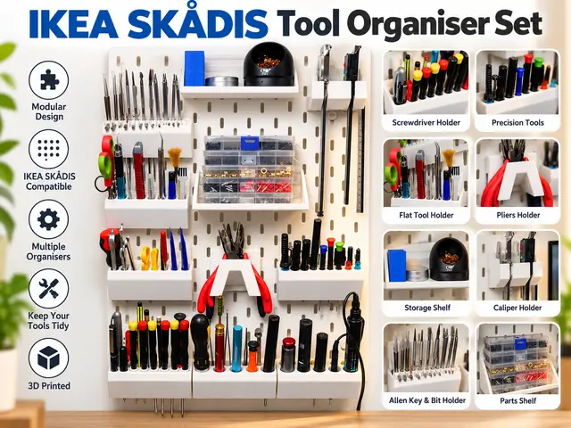 IKEA SKÅDIS Workshop Tool Organiser Storage Set — modelo 3D