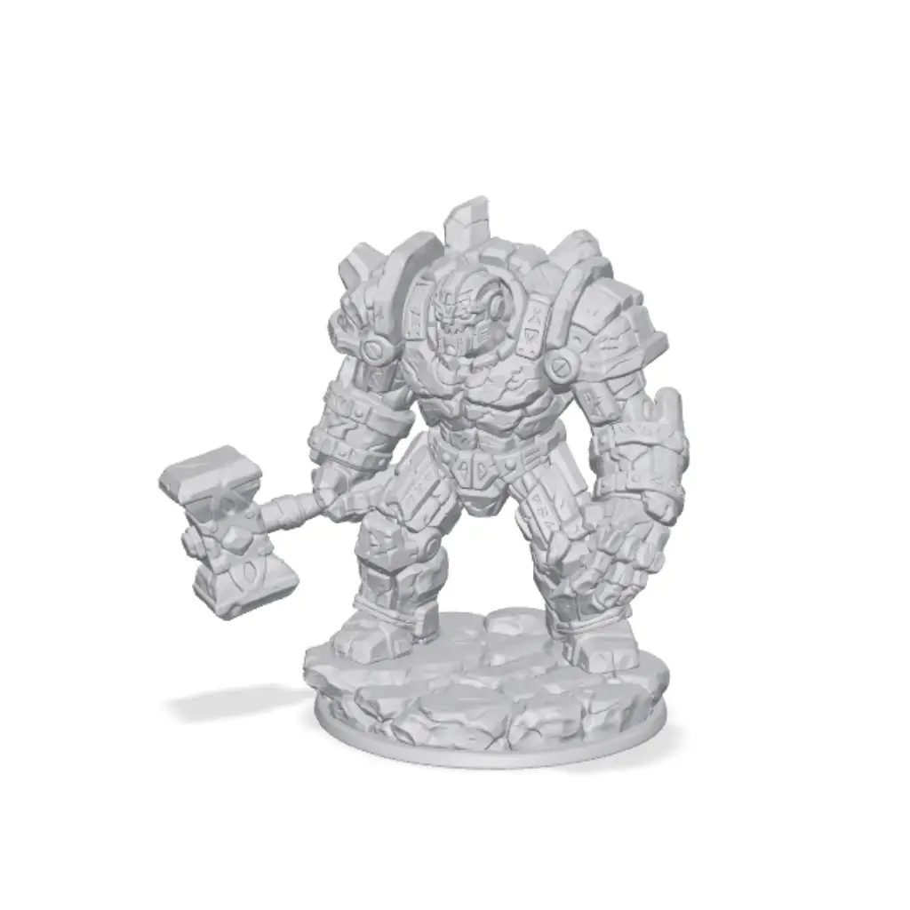 1000+ Minis, Free Kickstarter Sample, Stonework Colossus Miniature — modelo 3D
