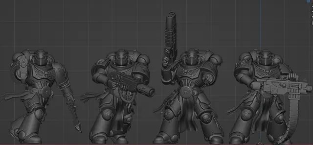 Graia's Veteran Defender — modelo 3D