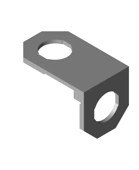 Type 1, Big Thread Holes, 1x2 Outside Bracket — modelo 3D