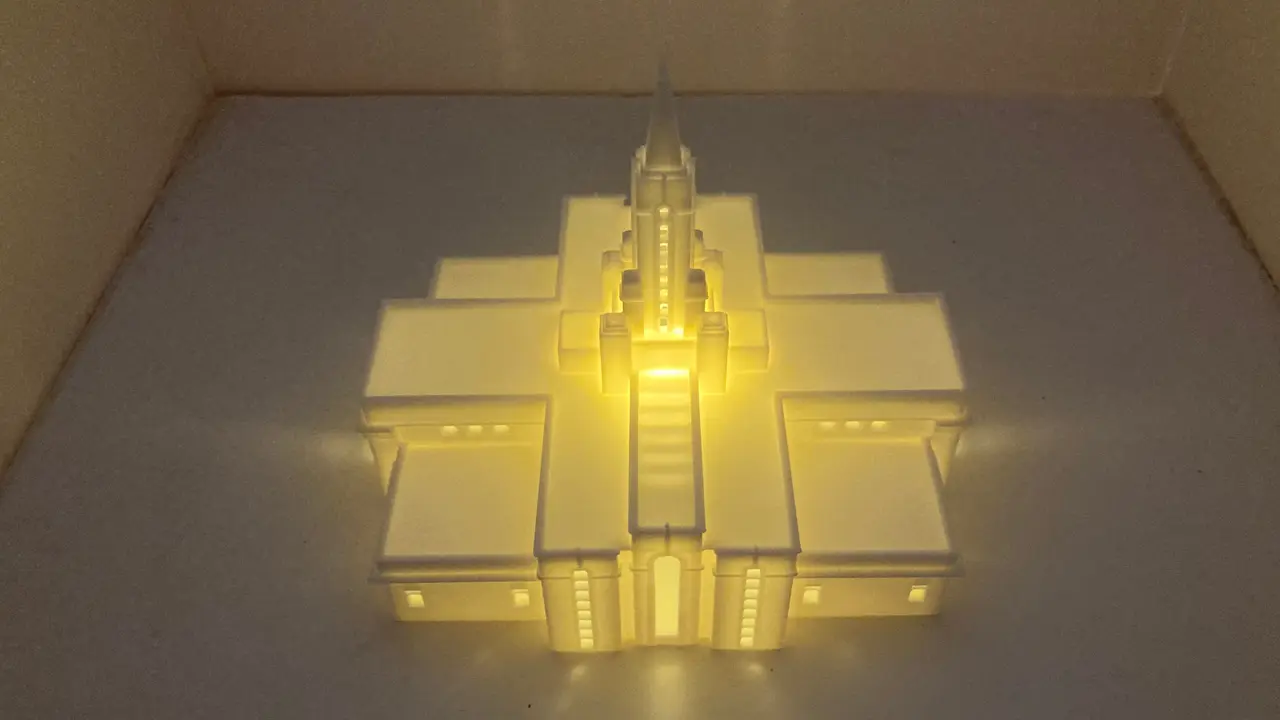 Bountiful Temple Tea Light — modelo 3D