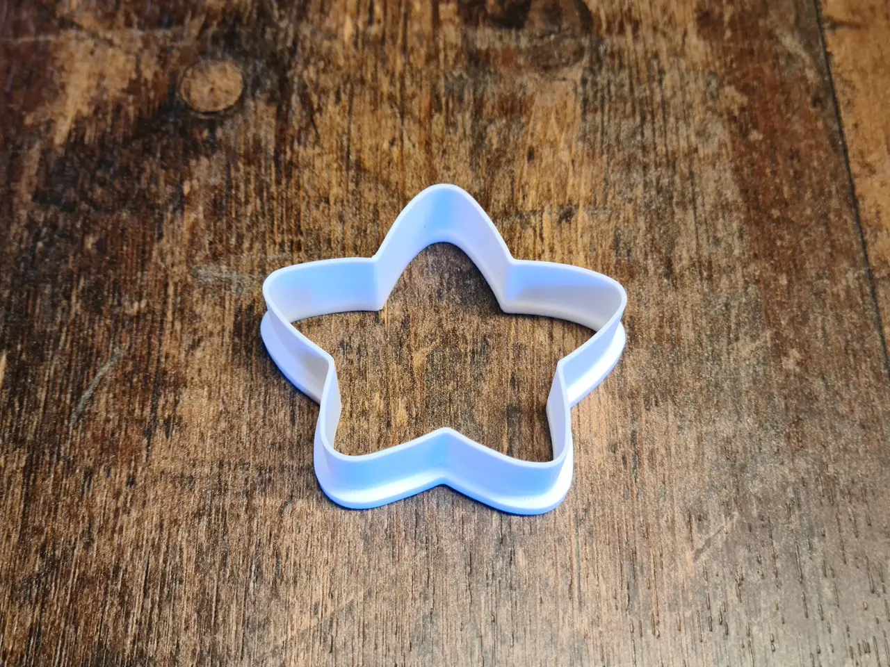 Christmas: star cookie cutter small — modelo 3D