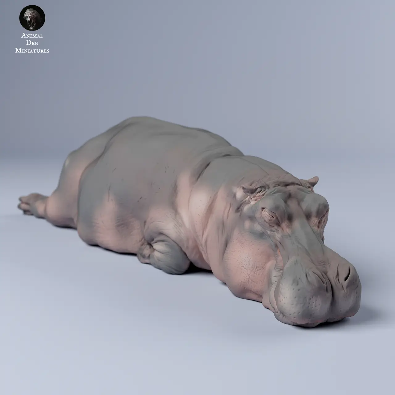 Hippo Sleep — modelo 3D