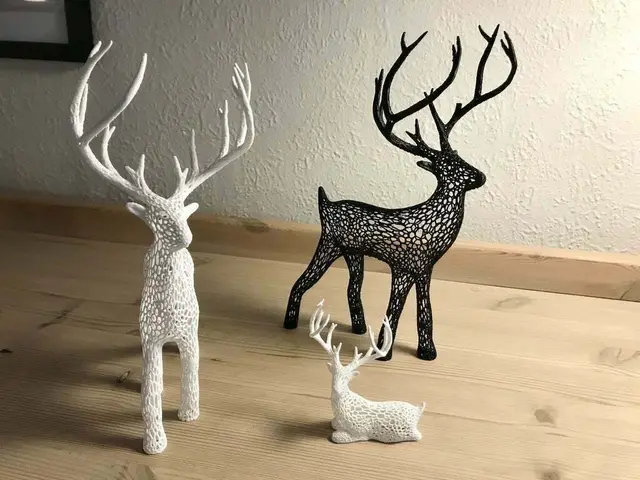 Deer Voronoi — modelo 3D