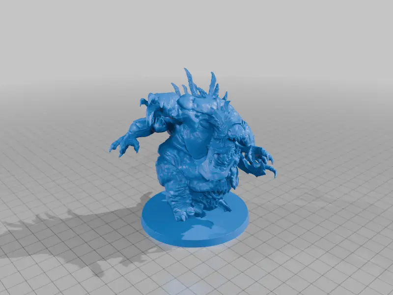 AI TRIPO monster 84 3d model — modelo 3D