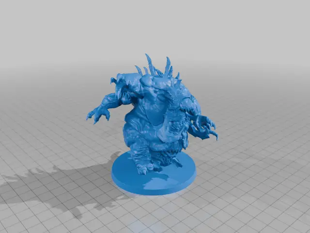 AI TRIPO monster 84 3d model — modelo 3D