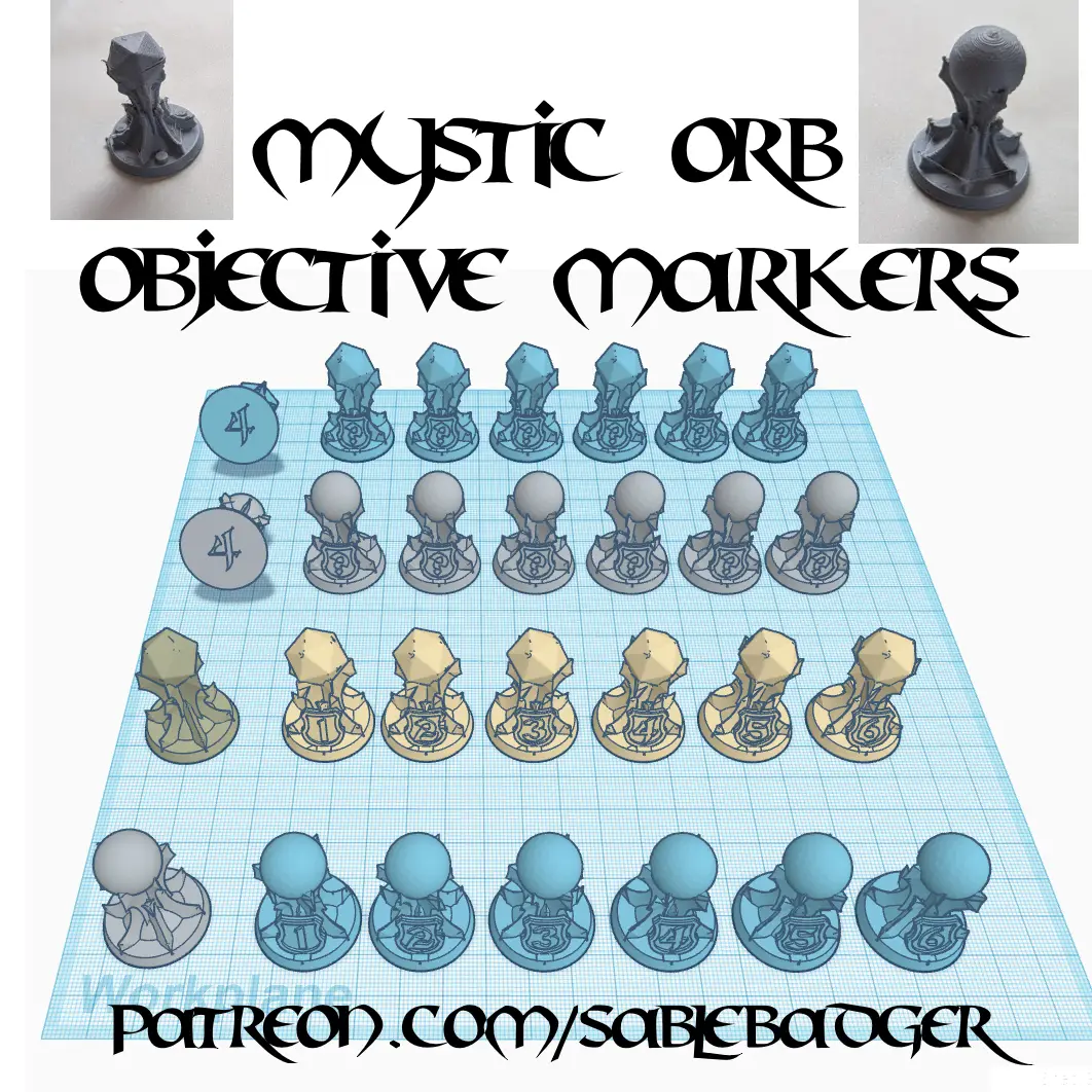 Objective Markers - Mystic Orbs — modelo 3D