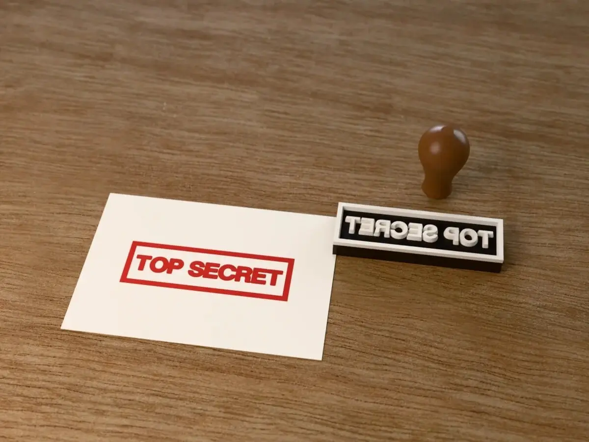 Top Secret Stamp: 3D Printable Tool, No Supports — modelo 3D