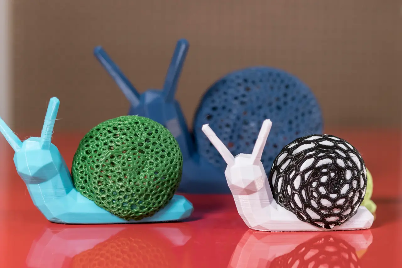 Voronoi Snell the Snail (Several Versions) — modelo 3D