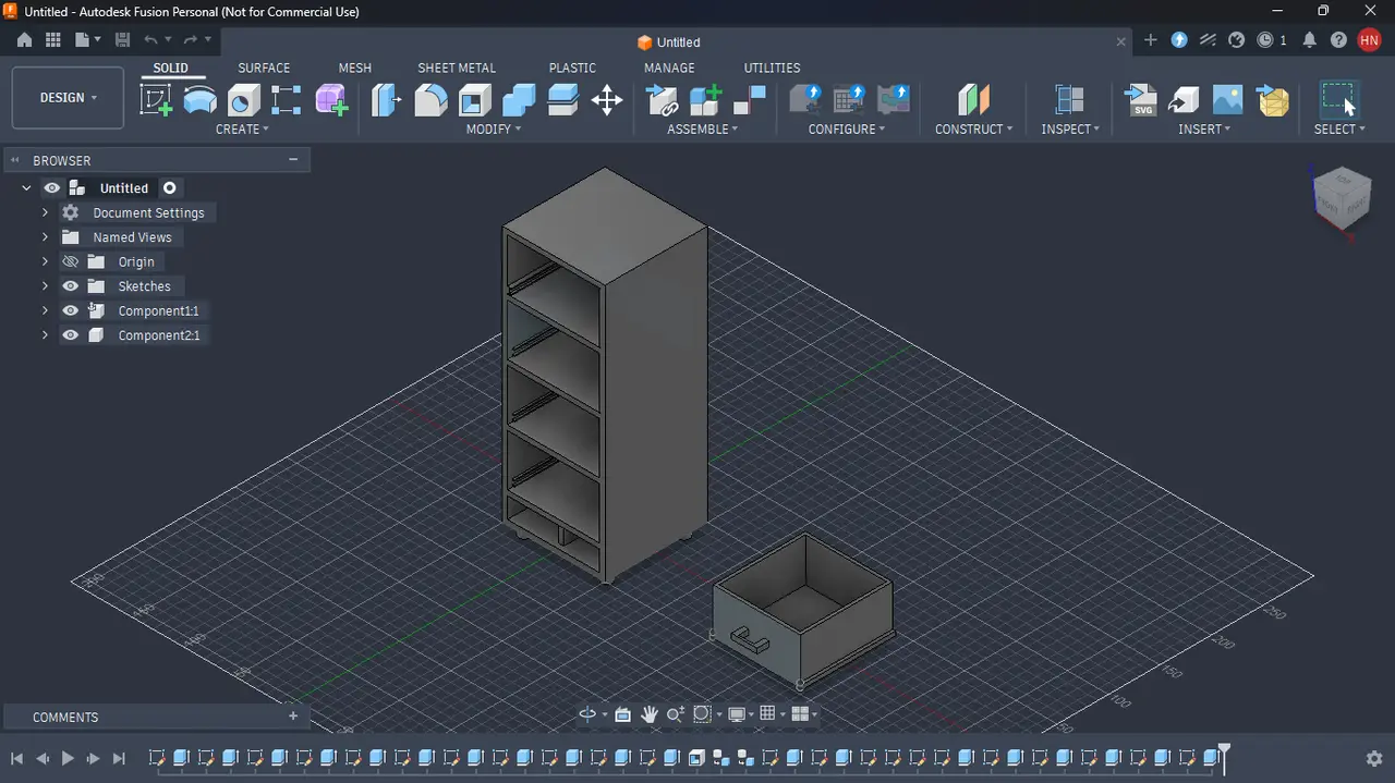 shelfing unit — modelo 3D