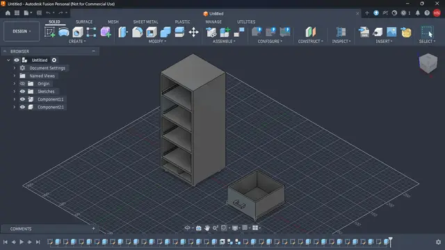 shelfing unit — modelo 3D