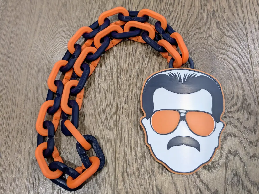 Mike Ditka Chain Pendant w/ Bottle Opener Option — modelo 3D